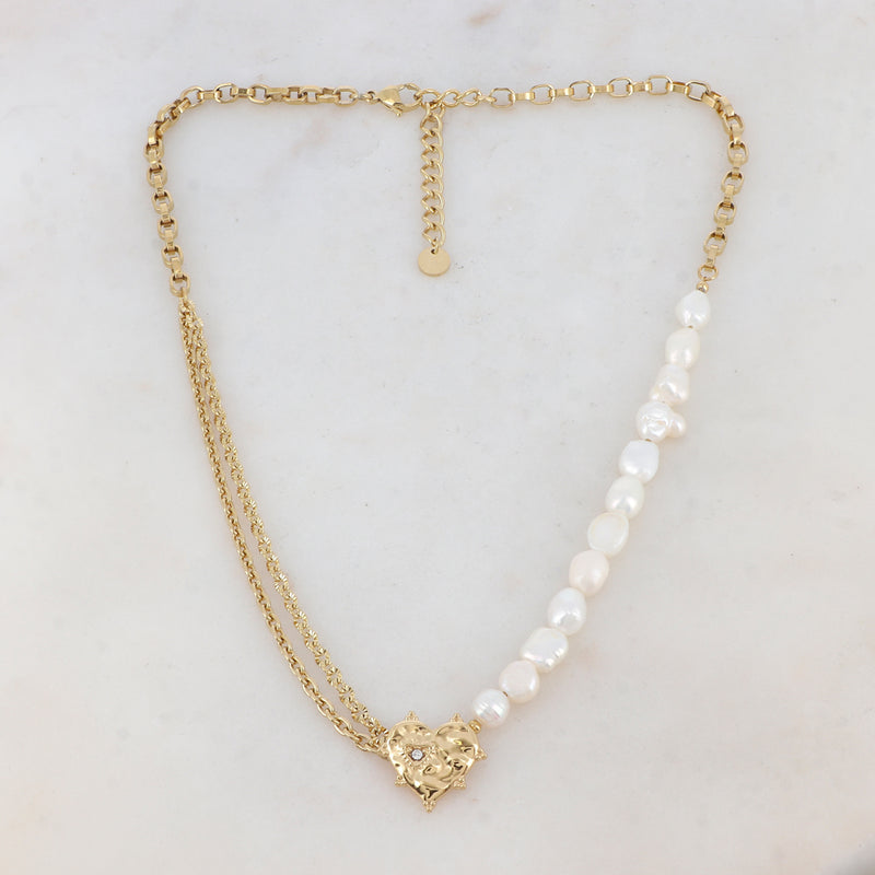 Cordelia Necklace - White Pearl