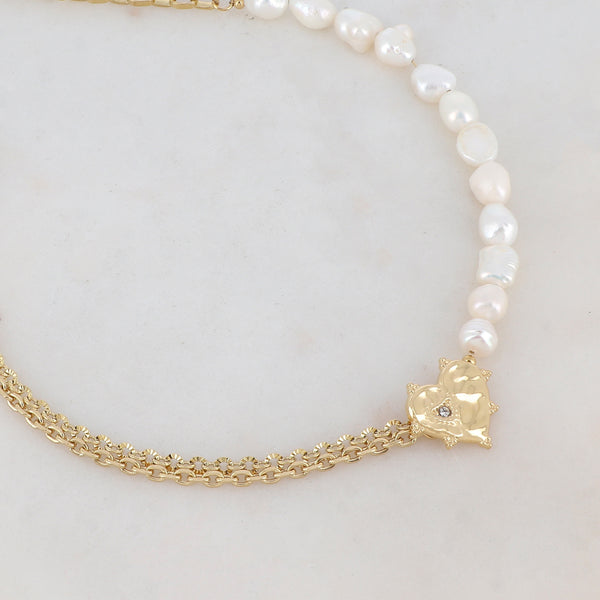 Cordelia Necklace - White Pearl