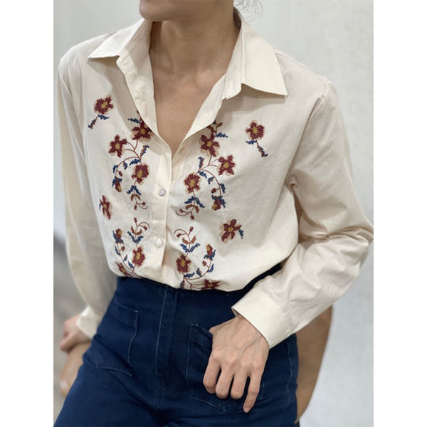 Darlene Blouse - Ecru