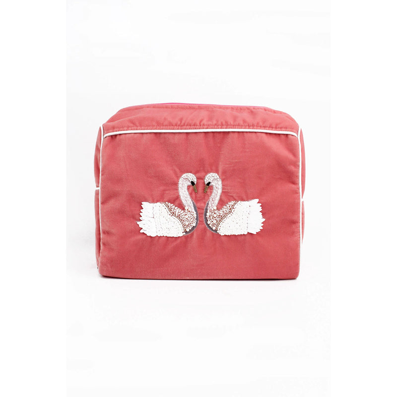 Double Swan Large Pouch