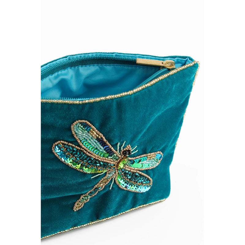 Dragonfly Small Pouch - Blue