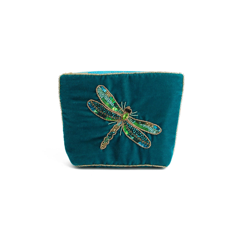 Dragonfly Small Pouch - Blue