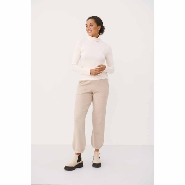 Efinas Long Sleeve Roll Neck T-Shirt - Whitecap Gray