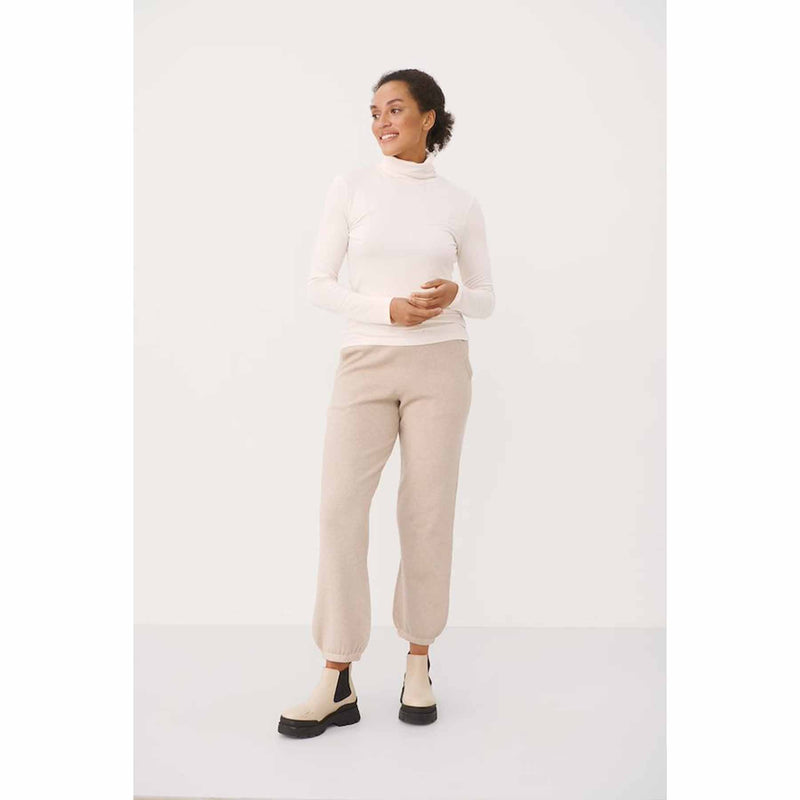 Efinas Long Sleeve Roll Neck T-Shirt - Whitecap Gray
