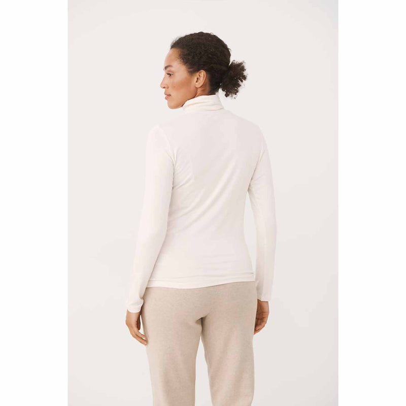 Efinas Long Sleeve Roll Neck T-Shirt - Whitecap Gray