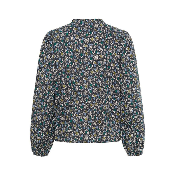 Eimy Blouse - Black Mini Flower