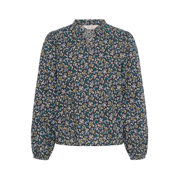 Eimy Blouse - Black Mini Flower