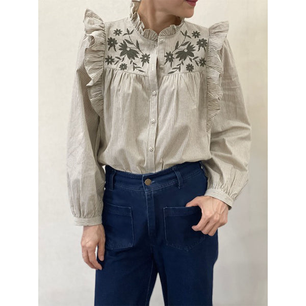 Eleanor Blouse - Khaki