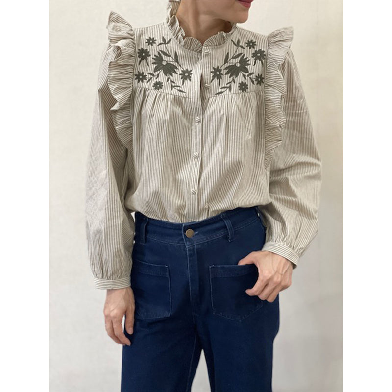 Eleanor Blouse - Khaki