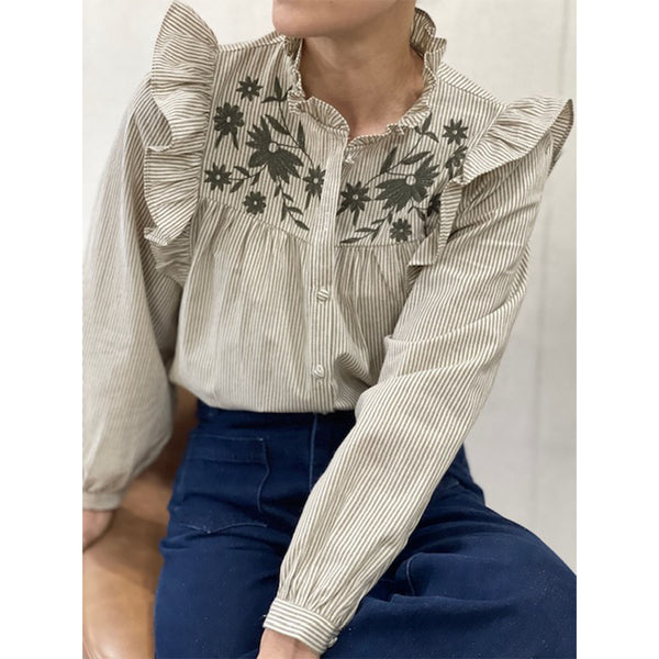 Eleanor Blouse - Khaki