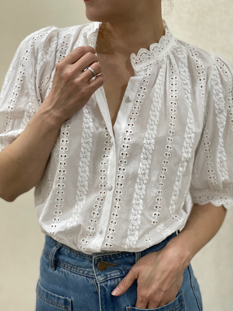 Erica Blouse - White