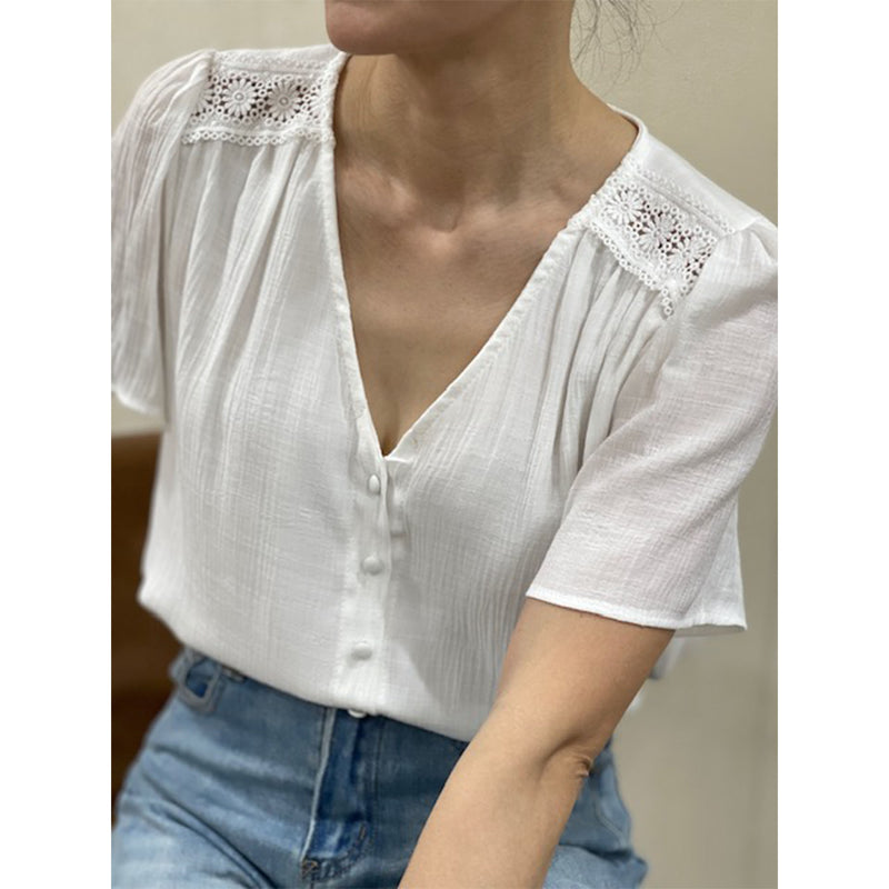 Esme Blouse - White
