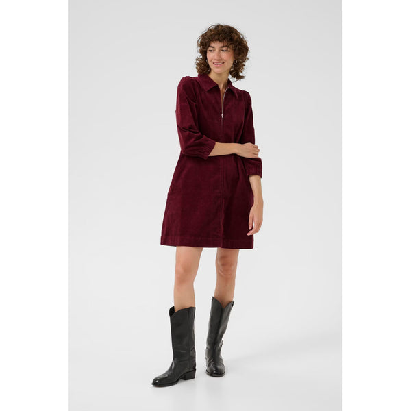 Eyvor Dress - Tawny Port