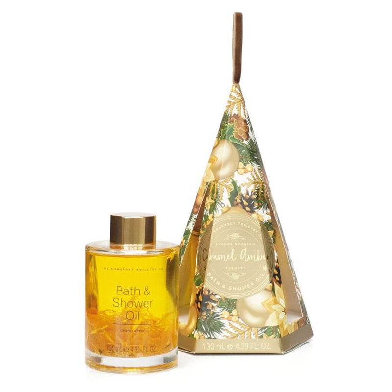 Festive Bath & Shower Oil - Caramel Amber