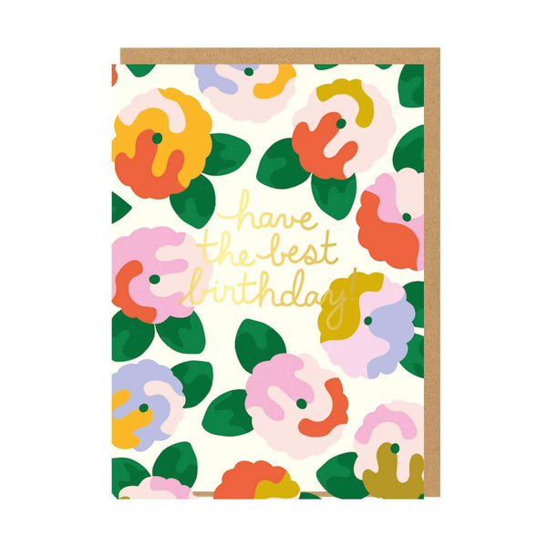 Have The Best Birthday Floral Card