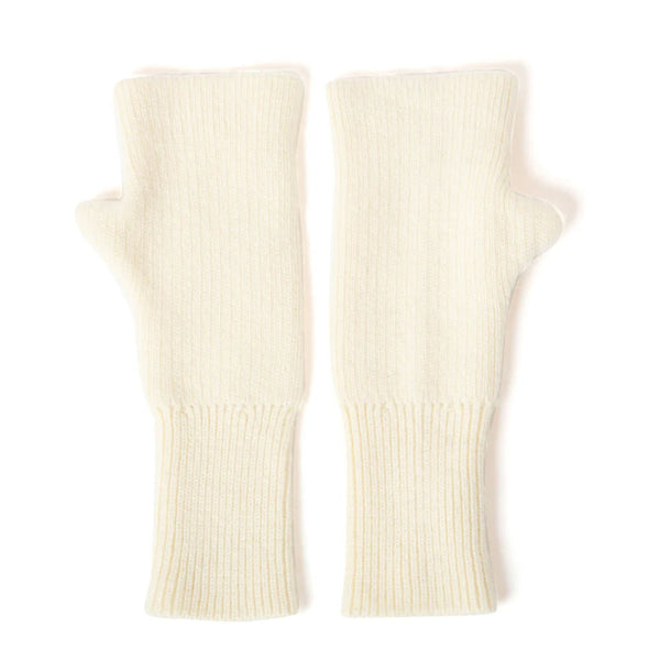 Freya Fingerless Gloves - Cream