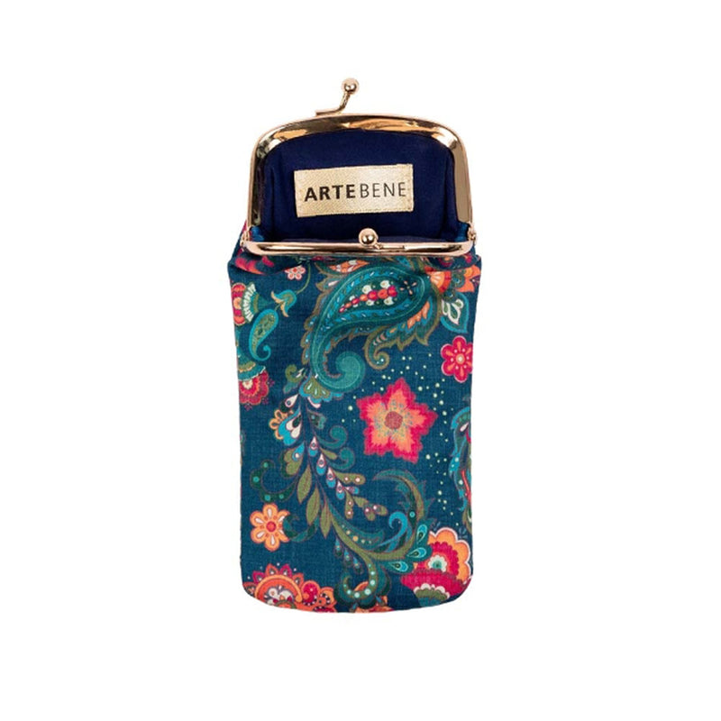 Fabric Glasses Pouch - Paisley