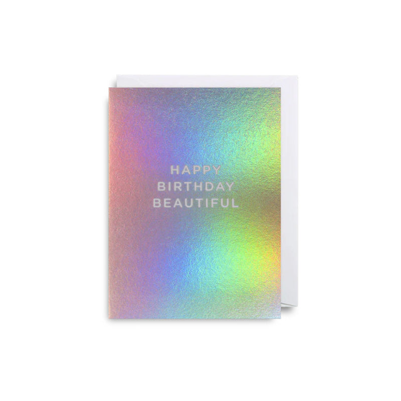 Happy Birthday Beautiful Mini Card