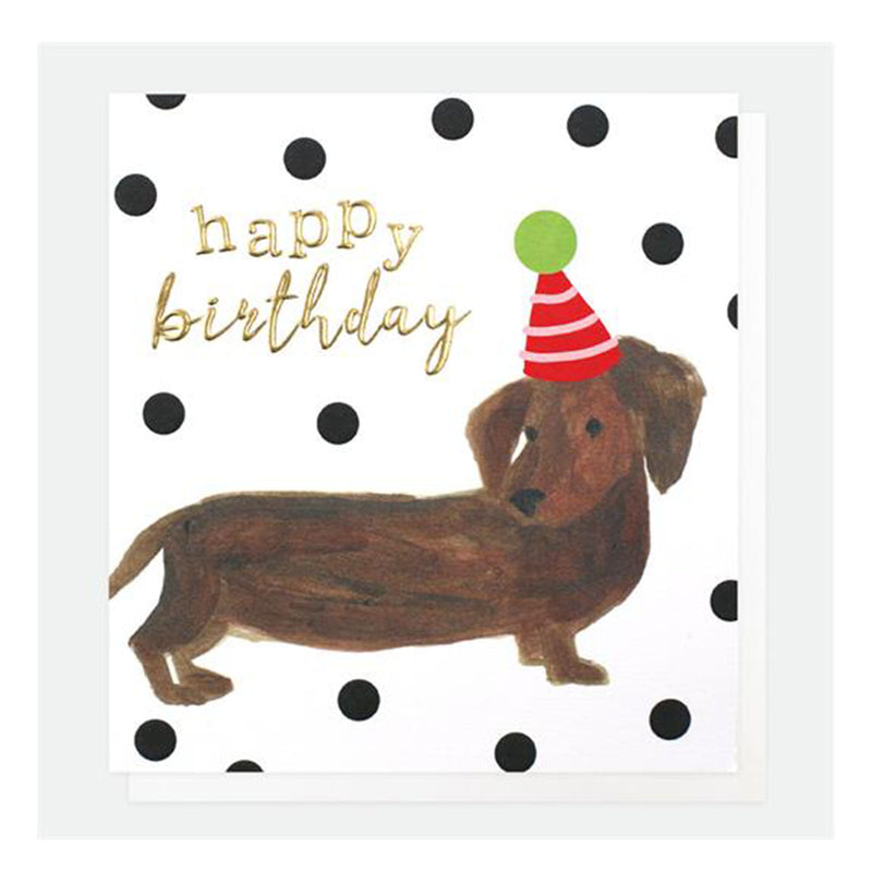 Happy Birthday Sausage Dog Card