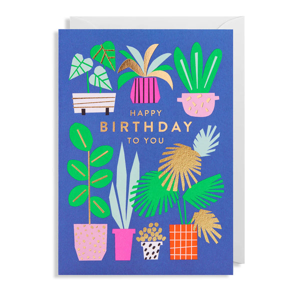 Happy Birthday To You Plants Card