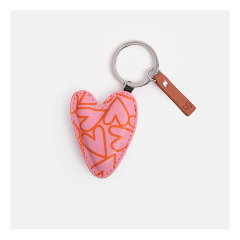 Heart Keyring - Pink Magnet