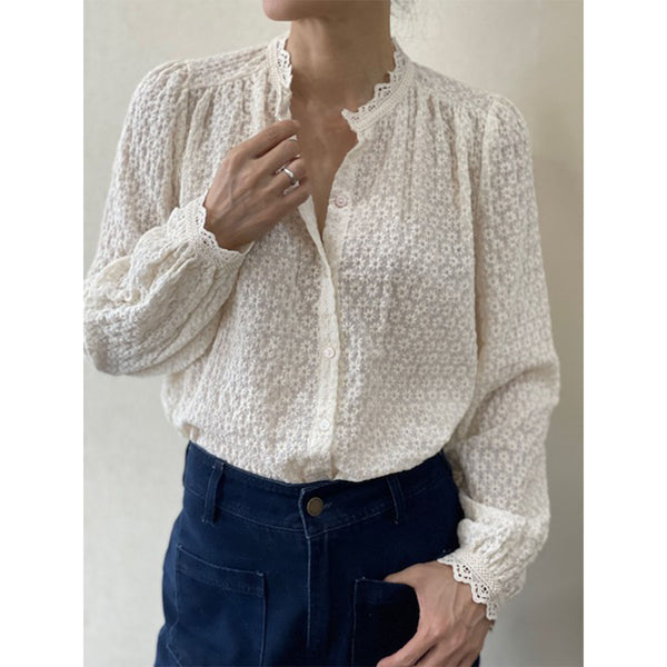 Helia Blouse - Ecru