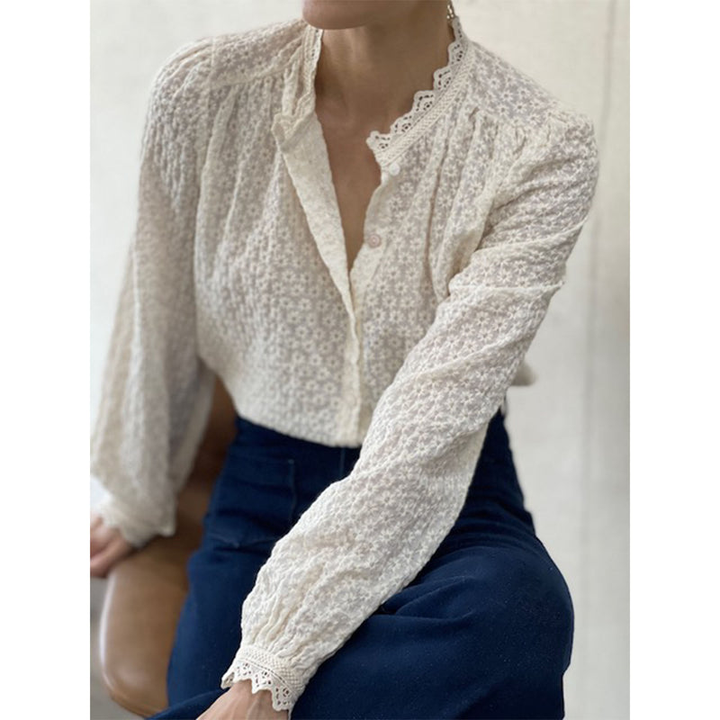 Helia Blouse - Ecru