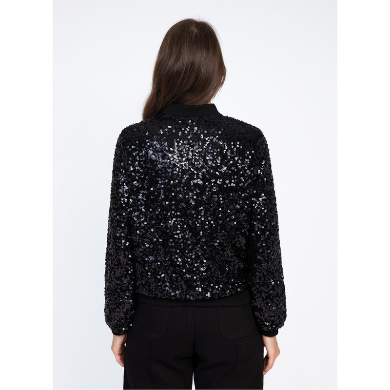 Helma Sequined Jacket - Black