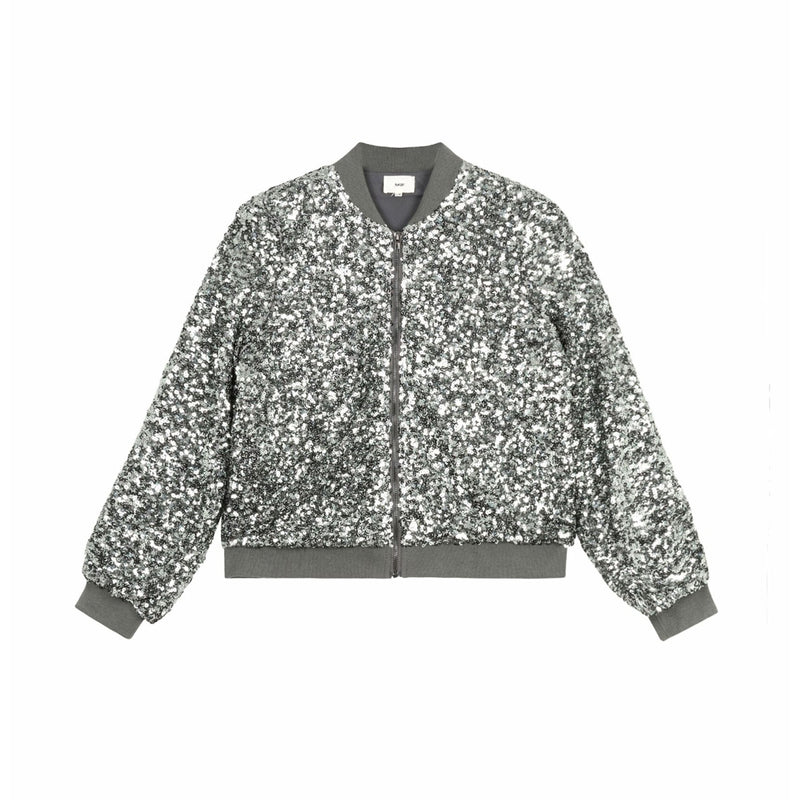 Helma Sequined Jacket - Grey