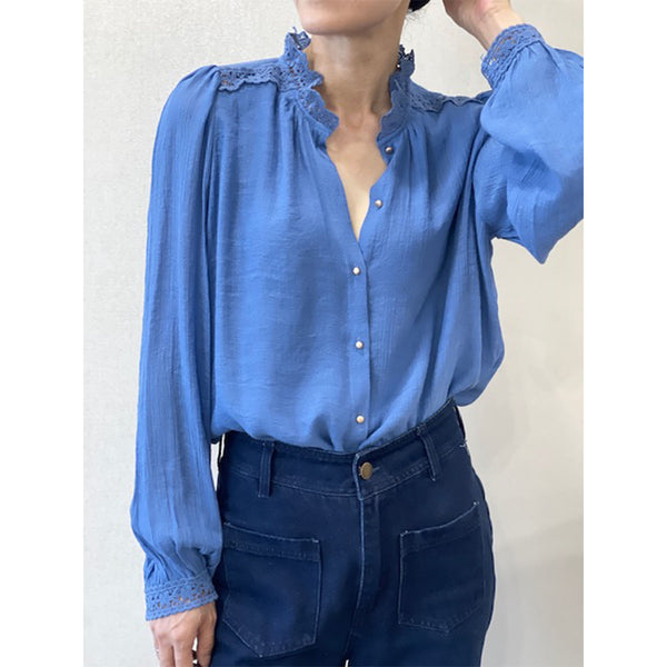 Hilda Blouse - Blue