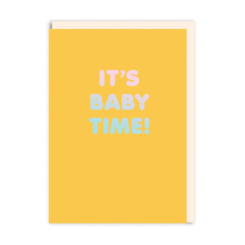 It's Baby Time Card