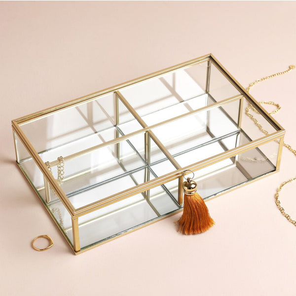 Large Glass Jewellery Box