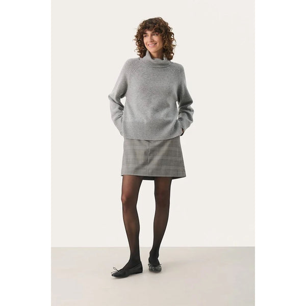 Leighton Jumper - Medium Grey Melange