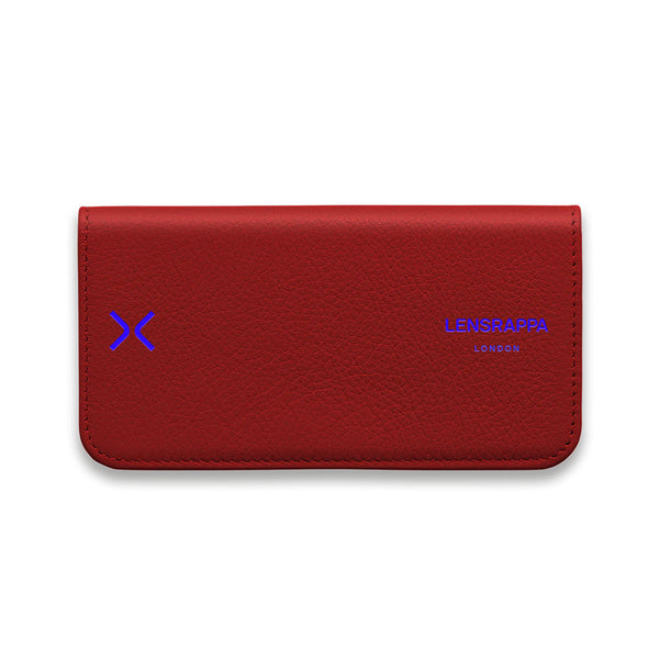 Lensrappa Glasses Case - Red