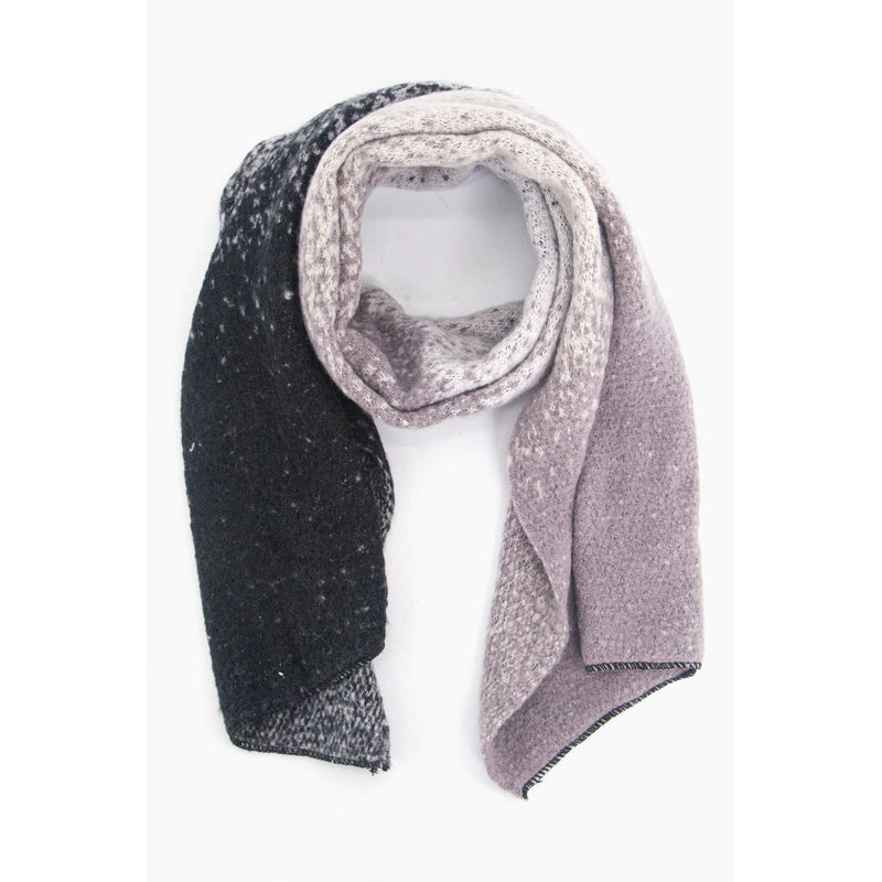 Lia Heavyweight Scarf - Grey Ombre