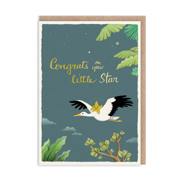 Little Star Congrats Card