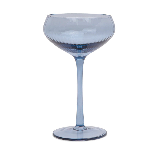 Lou Coupe Glass Set - Blue