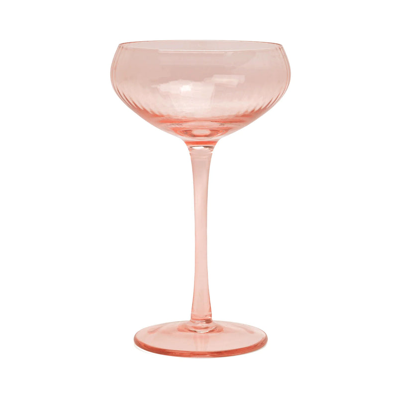 Lou Coupe Glass Set - Blush