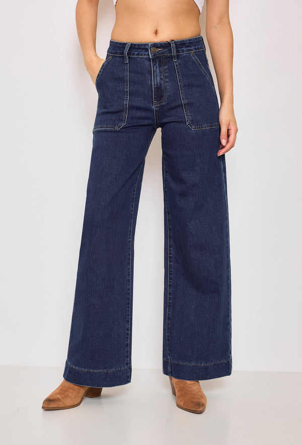 Madison Flared Jeans - Denim