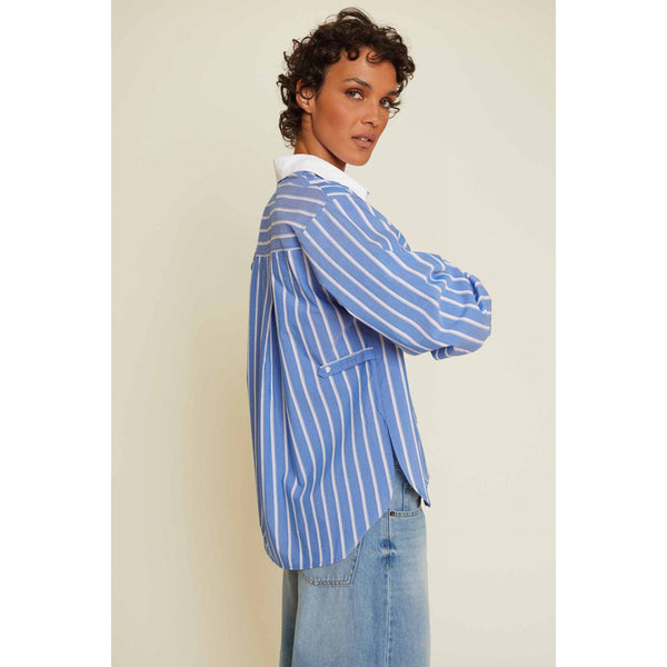 Martine Shirt - Blue Stripes
