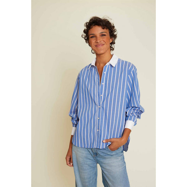 Martine Shirt - Blue Stripes