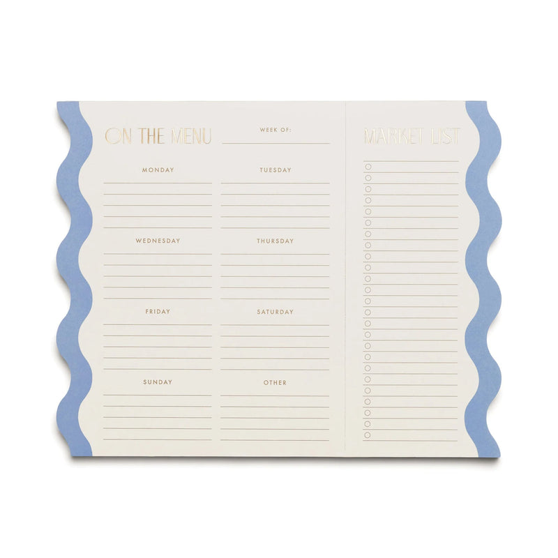 Meal Planner Notepad - Cloud & Cream