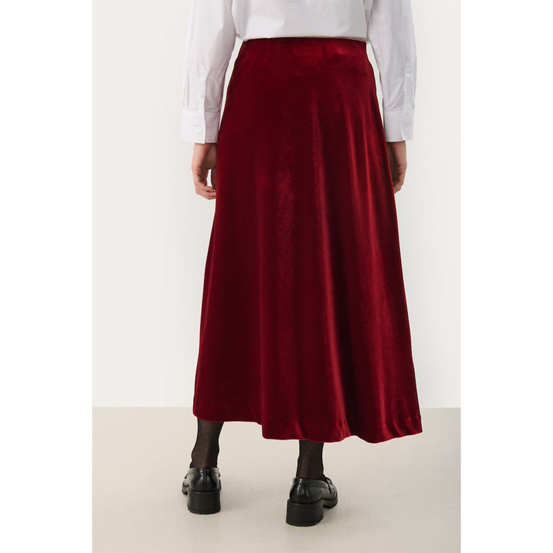 Meya Skirt - Rhythmic Red