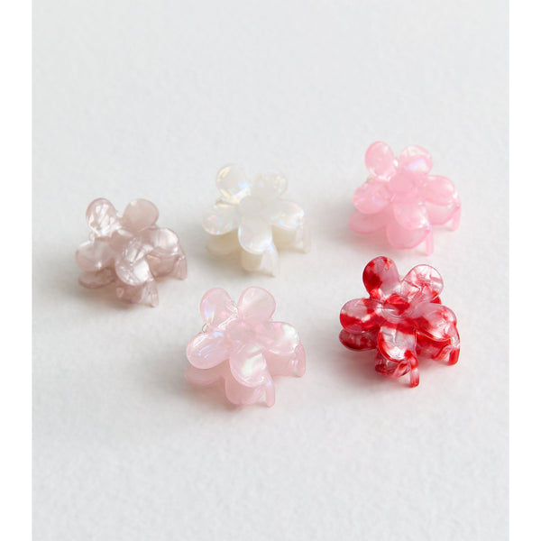 Mini Flower Hair Claws Pack