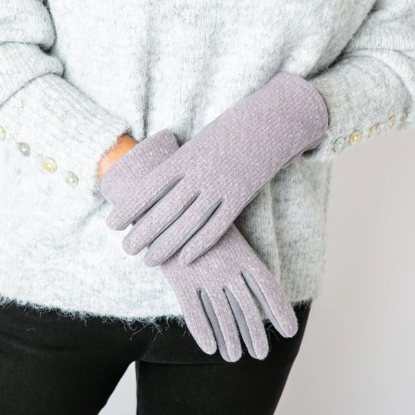 Mollie Gloves - Silver Grey