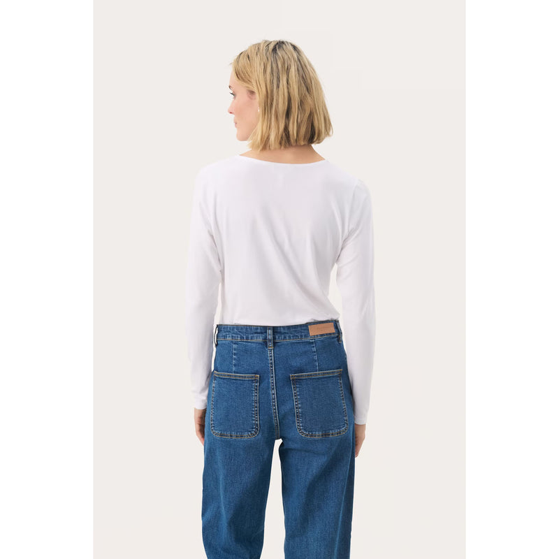 Nemajas Long Sleeve T-Shirt - Bright White
