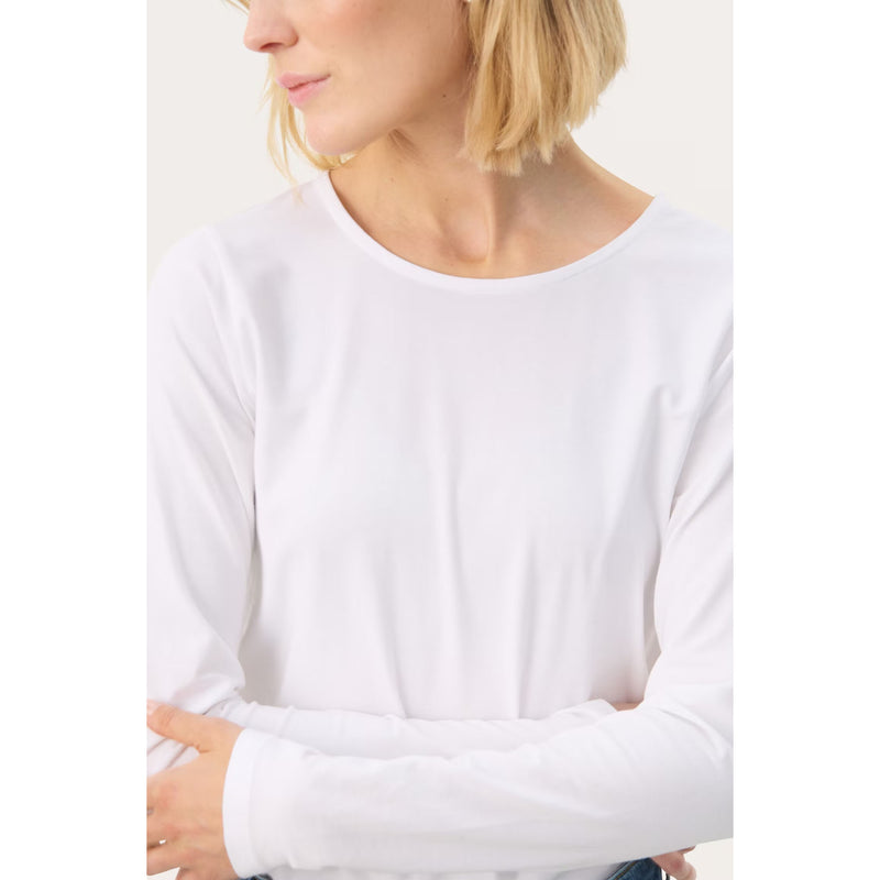 Nemajas Long Sleeve T-Shirt - Bright White