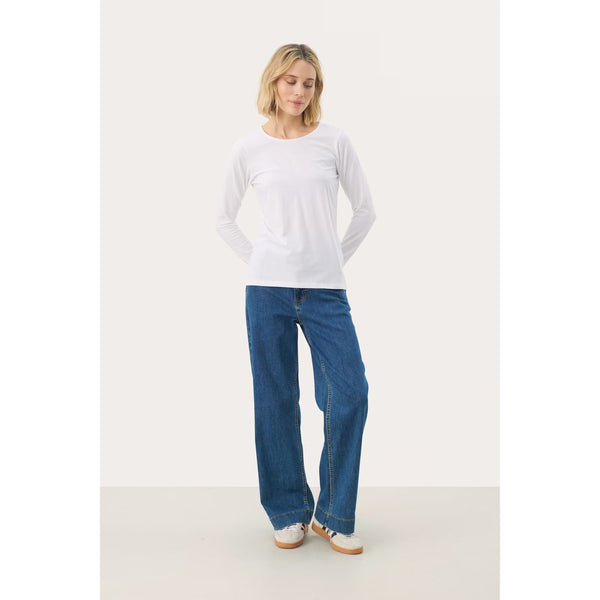 Nemajas Long Sleeve T-Shirt - Bright White