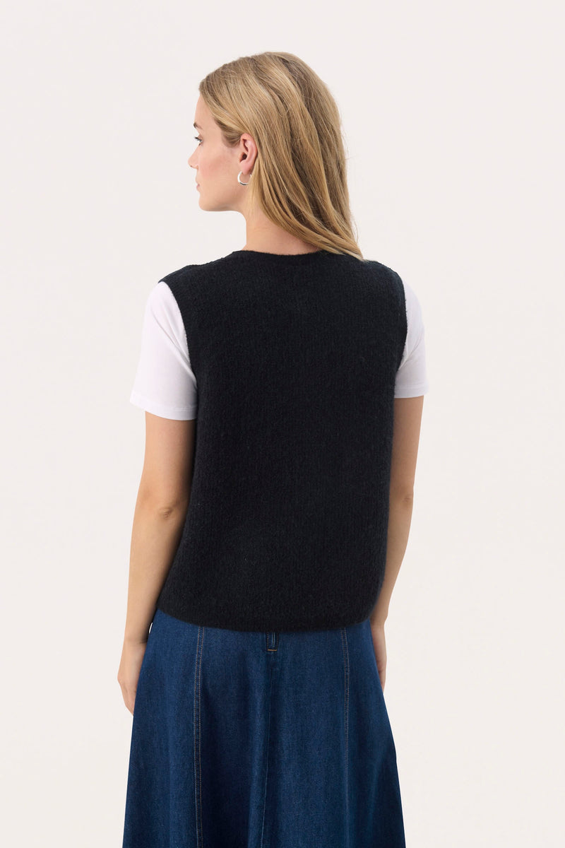 Pimira Sleeveless Knit - Dark Navy