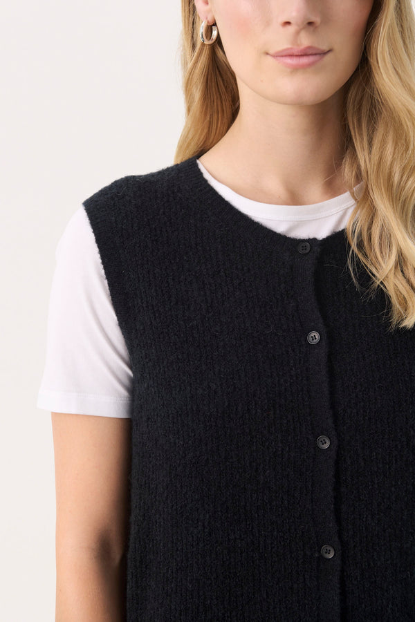 Pimira Sleeveless Knit - Dark Navy